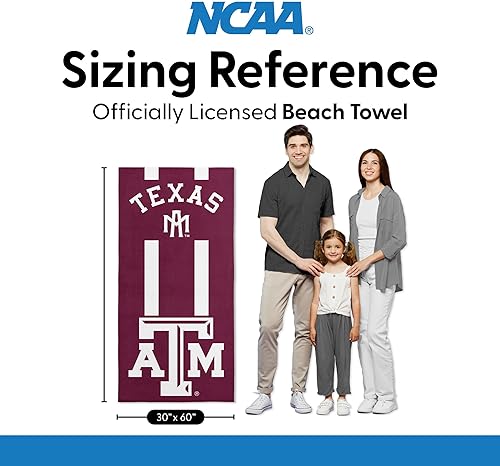 Miniatura 6 de Northwest NCAA - Toalla de playa unisex para adultos Zona leí