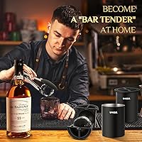 Vista 8 de Clear Ice Cube Maker, 2.5" Stainless Steel Ice Ball Maker Mold for Whiskey & Cocktails, Non-BPA Premium Silicone Ice Cube Molds, Easy-Release Sphere