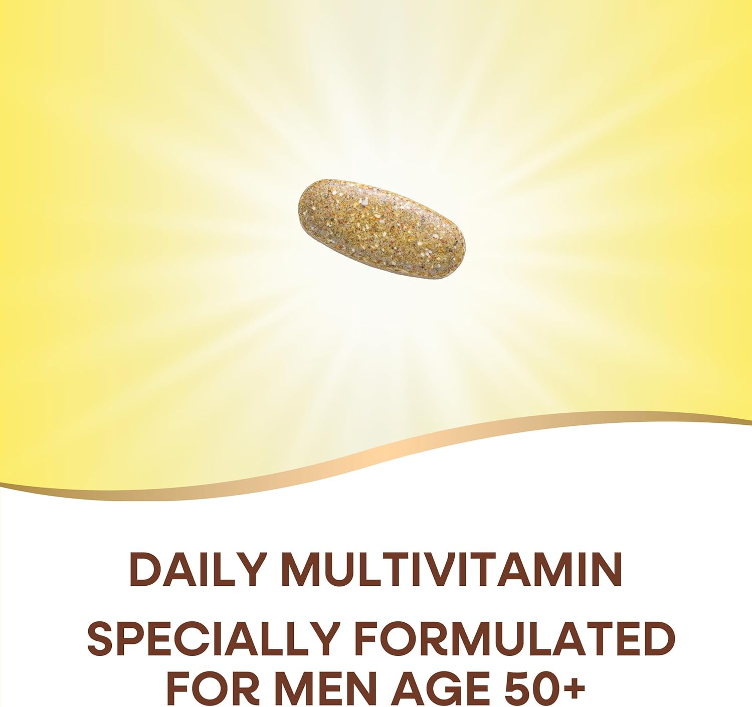 Nature's Way Alive! Men’s 50+ Daily Ultra Multivitamins,High Potency Formula,Supports Healthy Brain,Eyes & Heart*,with Methylated Vitamin B12,Gluten-Free,150 Tablets,(Pack of 2)
