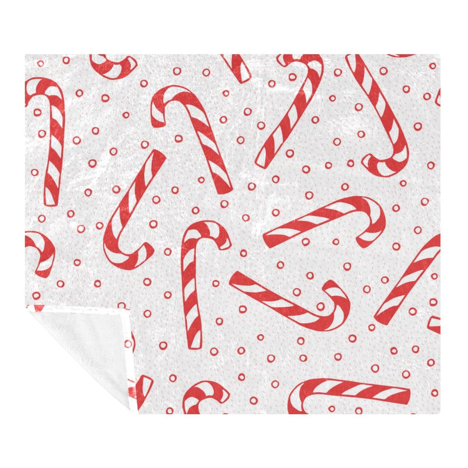 Couverture plaid de Noël parapluie 150x130cm idée cadeau réconfortant adulte et enfant