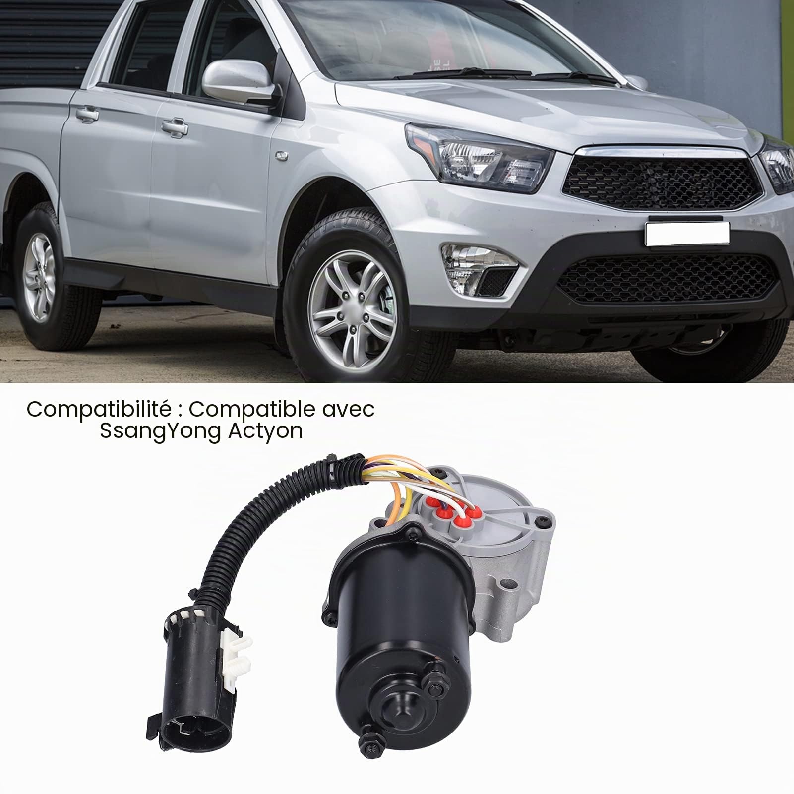 Moteur de Commande de Boîtier de Transfert de Voiture 4408648007 Plug And Play en Acier Inoxydable Adapté aux Accessoires Auto SsangYong Actyon