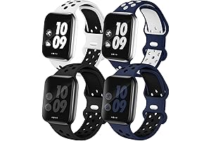4 Pack Sport Bands Compatible with Apple Watch