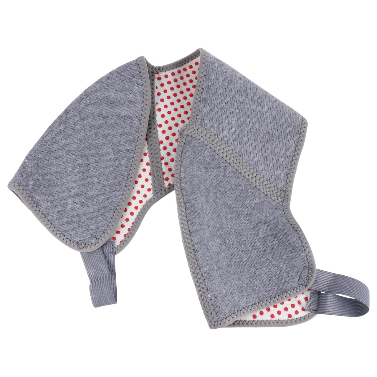 minkissy Warm Shoulder Support Brace for Men and Women, Breathable Compression Sleeve for Rotator Cuff Pain Relief, Adjustable Shoulder Stabilizer for Sports, Football and Gym, Grey