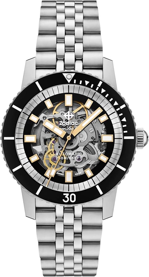 Amazon.co.jp: Zodiac メンズ Compression Diver オートマティック