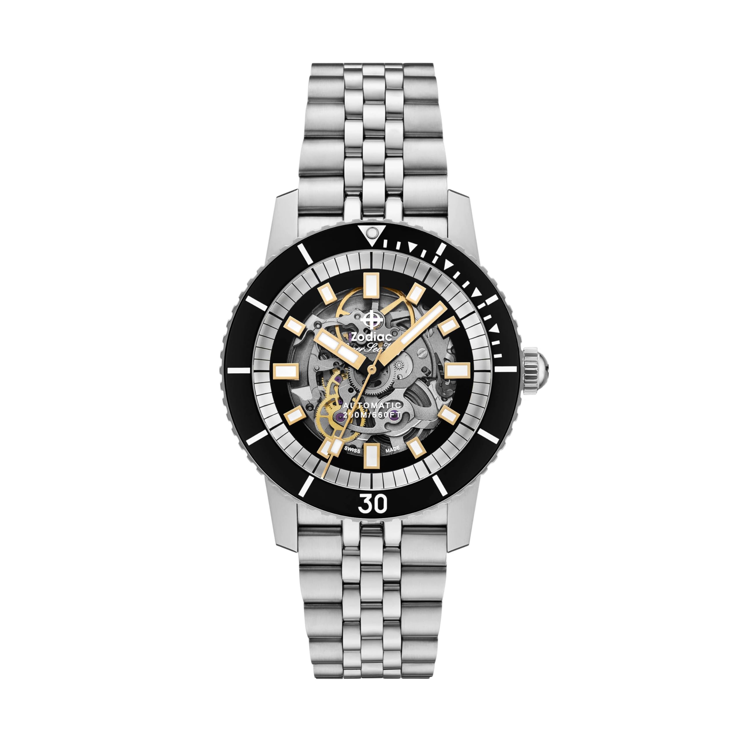 Amazon.co.jp: Zodiac メンズ Compression Diver オートマティック