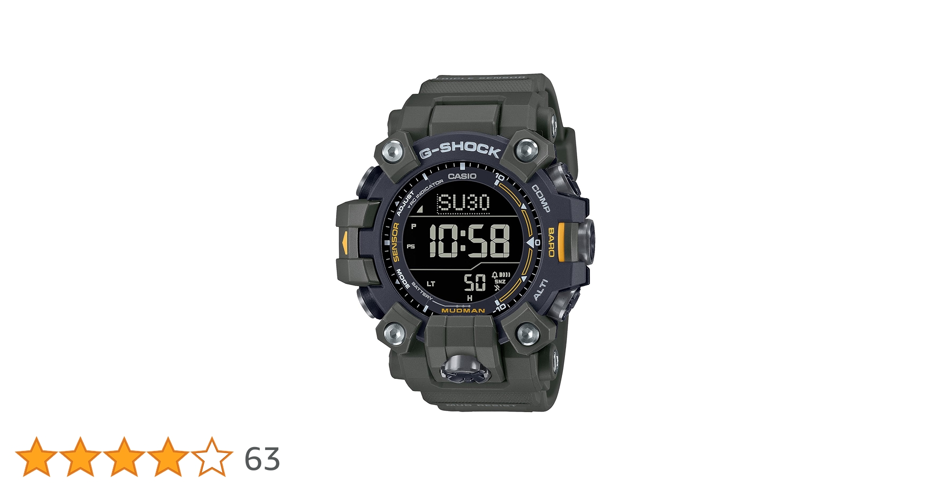 カシオ G-SHOCK MASTER OF G MUDMAN GW-9500-3 GW-9500-3JF | CASIO