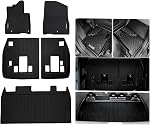 Tapis de sol pour 2025 2026 KIA Carnival(fit 7&8 Sièges) avec tapis de coffre & Tapis de dossier TPE Toutes les protections météo Car Liners de plancher Cargo Liner