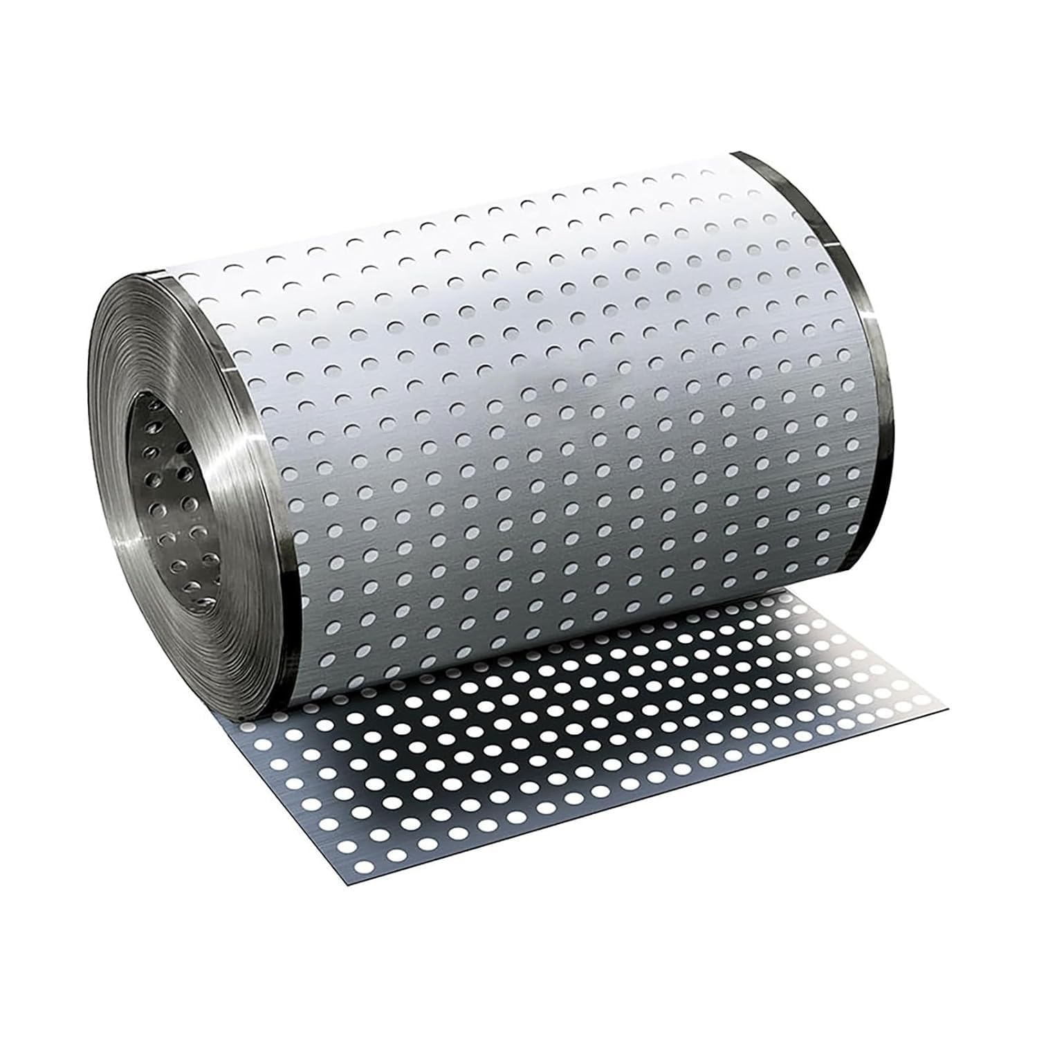 Arkusze siatkowe, perforowane arkusze ze stali nierdzewnej 304, dekoracyjny metalowy panel ekranowy do ochrony balkonu, siatka siatkowa, siatka ogrodzeniowa, siatka maskująca (55 x 100 cm)