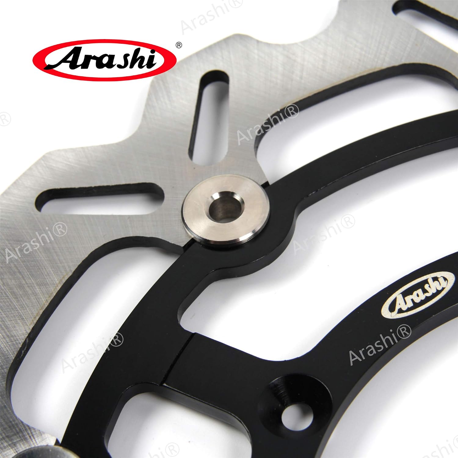 Arashi Front Rear Brake Discs Rotors for Suzuki DRZ400SM DR-Z400SM 2005-2024, Motorcycle Replacement Accessories Black