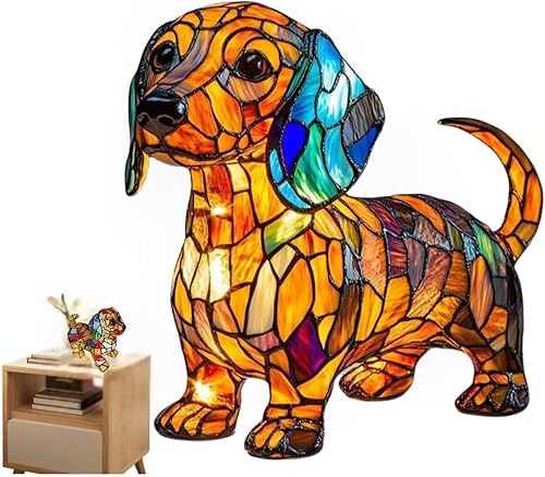 Miniatura 8 de Lámpara de mesa de gato retro colorida de resina, lámpara nocturna LED temática de gatos 3D linda para amantes de mascotas, diseño retro de gatos,