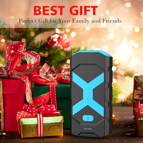 Miniatura 9 de Arrancador de batería de coche de 2000 A, 12 V arrancador de coche portátil para 8.0L de gas y 6.5L diésel, batería de reserva de 20000 mAh con USB