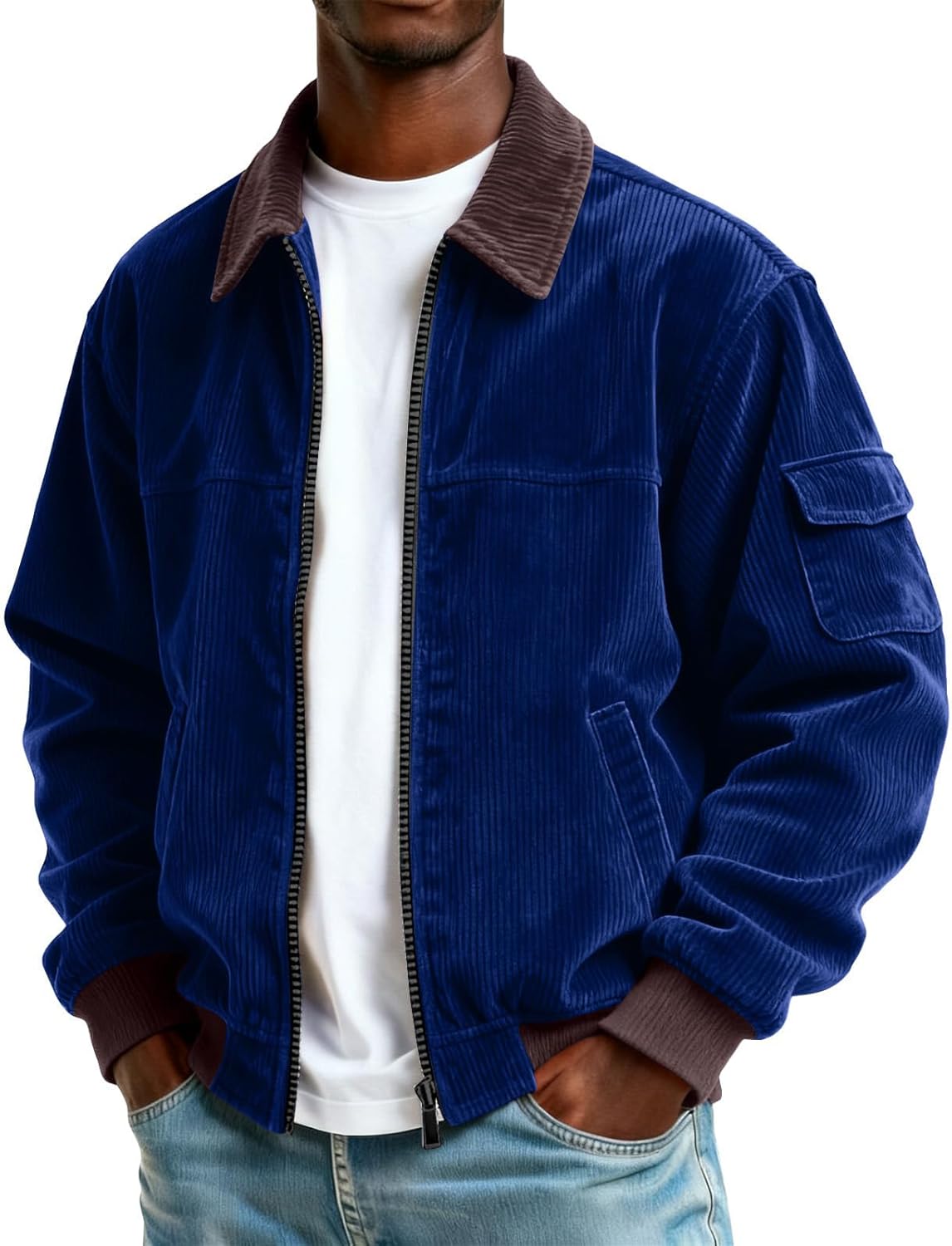 Winter Jacket Men 2025 Long Sleeve Warm Lightweight Thermal Coats Sweatshirt Mens Fashion Cloth