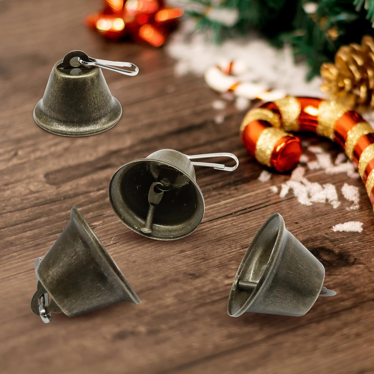 25 Pcs Craft Vintage Bells, Bronze