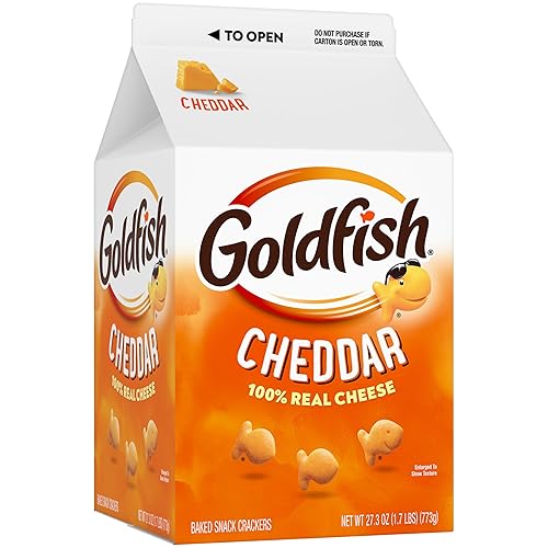 Miniatura 46 de Goldfish Galletas de queso cheddar, cartón de 27.3 onzas