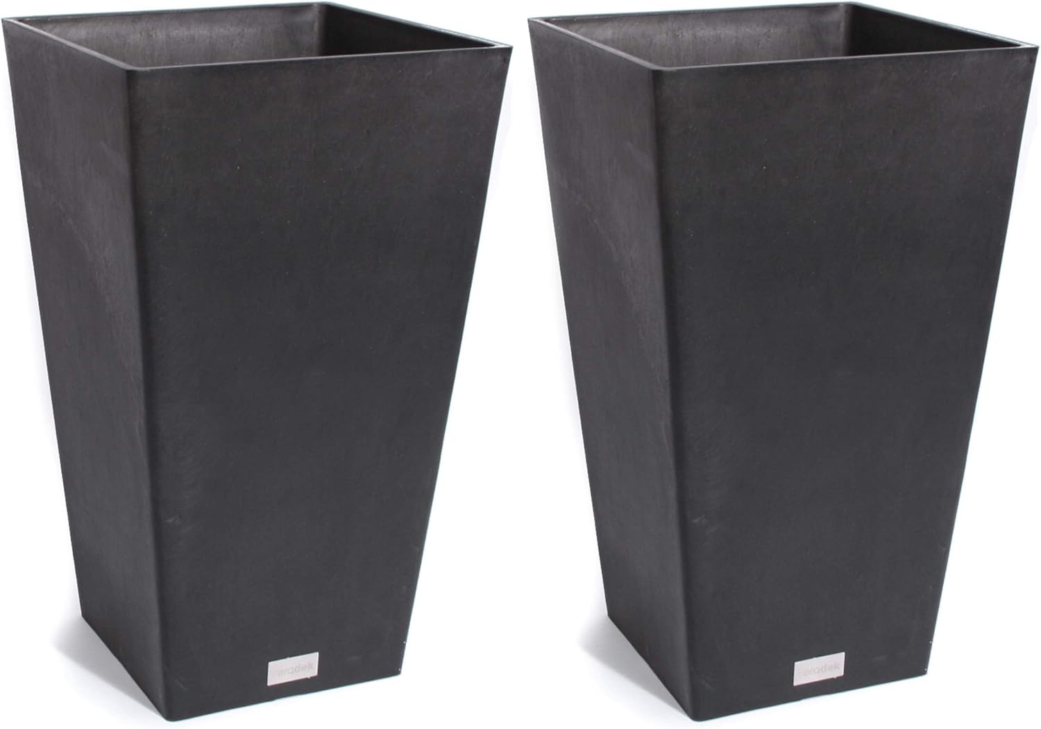 Veradek Midland Square Tall Pot Planter (24" H x 13.5" W