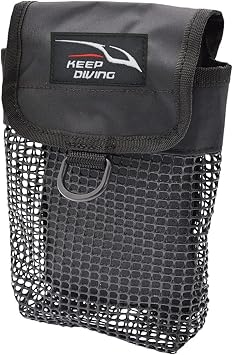 Diving Gear Bag Finger Reel Safety Surface Marker Buoy Mesh Storage Pocket Snorkeling Equipment Holder Carry Pouch Buoy Storage Bag Buoy Mesh Storage Pocket Diving Gear Bag Buoy