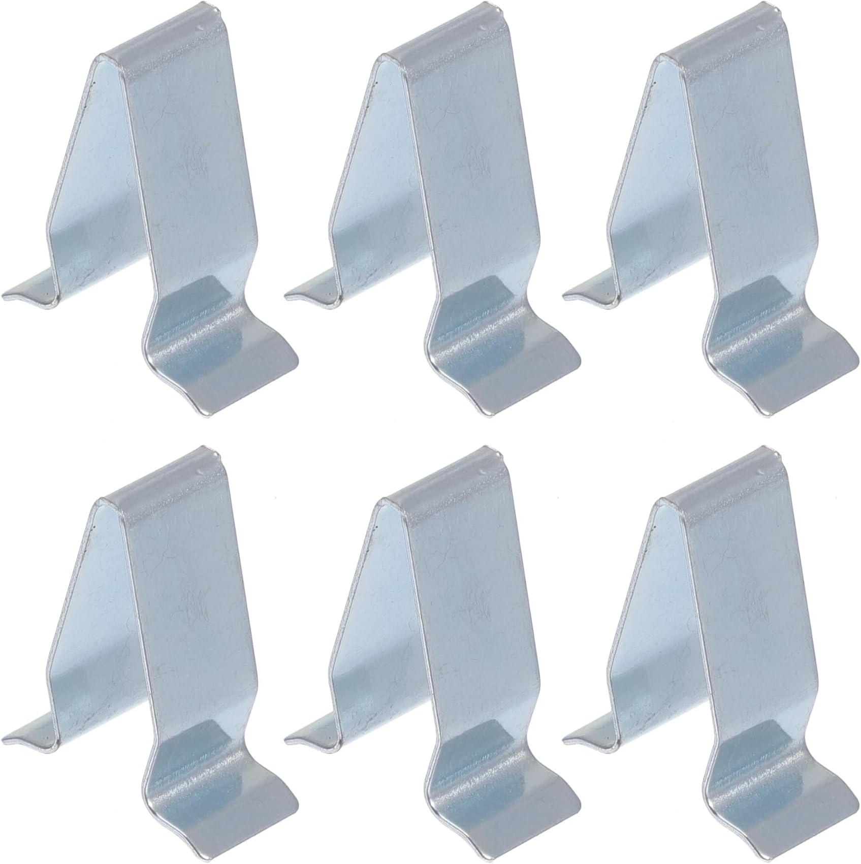 6 Pcs Liftgate Door Panel Trim Retainer Clip Compatible for Audi A3 2006-2013, Durable Metal Silver Tone Multipurpose Car Trim Panel Body Spring Clips