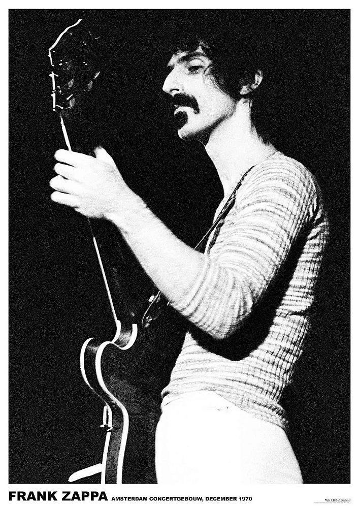 Frank Zappa Amsterdam 1970 Poster