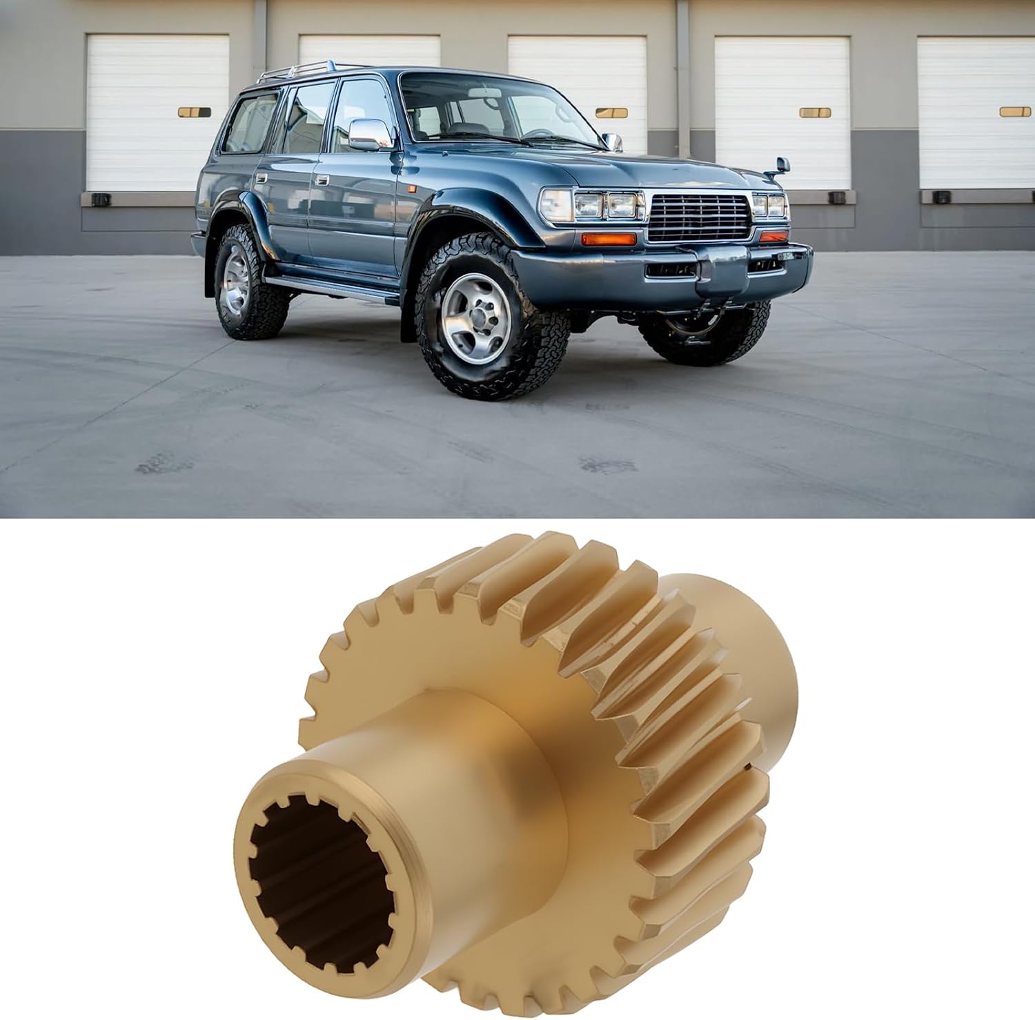 2pcs 26T Brass Seat Control Wheel Gear AA-GER-018 3.2x2.3x1.2cm Compatible with Toyota Land Cruiser LC80 4500