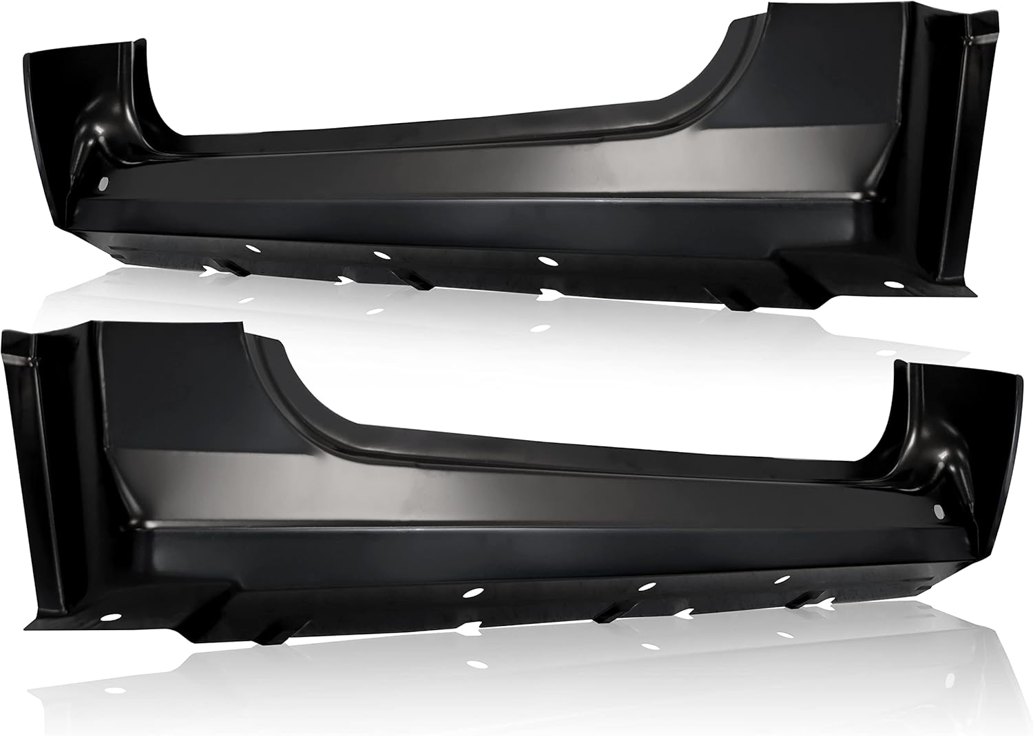 KUAFU Outer Rocker Panel Compatible with 2007-2013 Chevy Chevrolet Silverado GMC Sierra Standard/Regular/Single Cab Pickup 2 Door, Steel Rust Repair Patch Rocker Guards Driver & Passenger Side