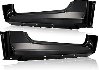 KUAFU Outer Rocker Panel Compatible with 2007-2013 Chevy Chevrolet Silverado GMC Sierra Standard/Regular/Single Cab Pickup 2 Door, Steel Rust Repair Patch Rocker Guards Driver & Passenger Side