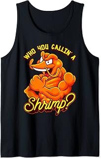 Funny Shrimp Weightlifting Bodybuilder Workout Gym Muscles Tank Top