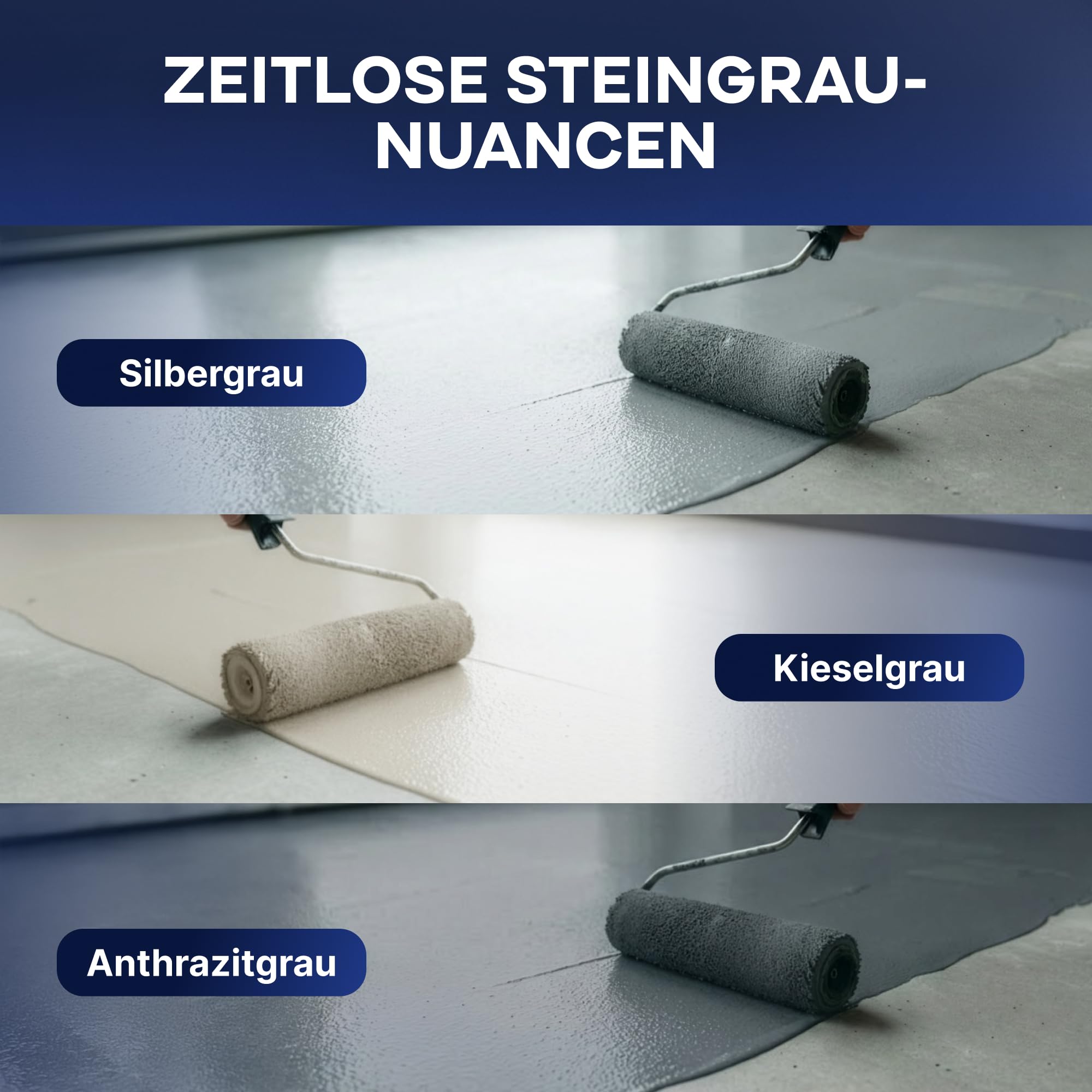 plid® Farba do betonu odporna na mróz srebrnoszara 5 l powłoka podłogowa z płynnego tworzywa sztucznego