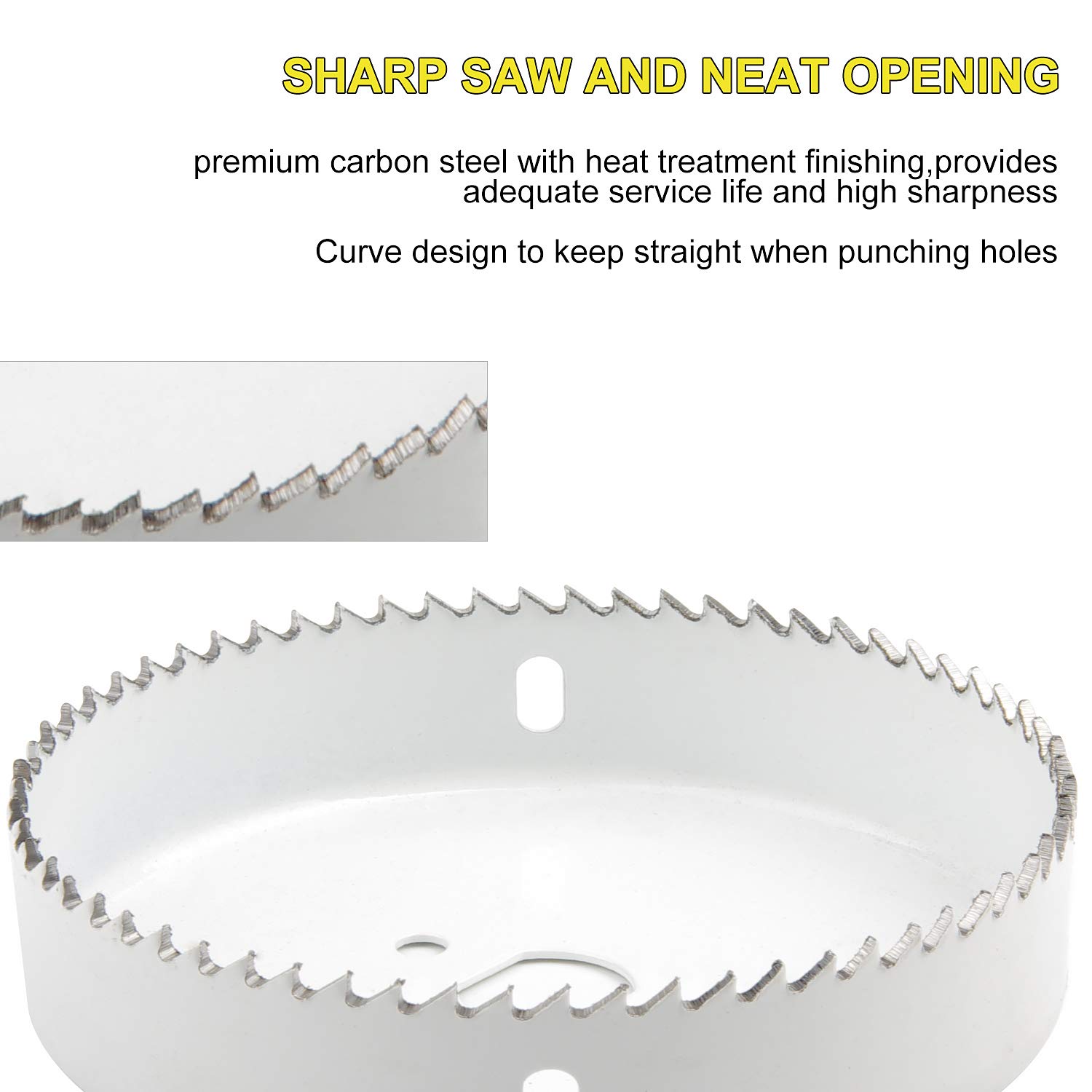 Hole Saw Kit, CPROSP 21pcs Wood Hole Saw Set Cut Diameter 3/4"-5", Hole Saws with Mandrels for Sawing Holes in Normal Wood, Plywood, PVC and Plastic Plate: Tools & Home Improvement