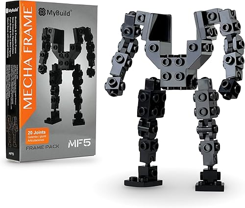 Miniatura 7 de MyBuild Mecha Frame MF5 Mech Frame Ladrillos Bloques de Construcción Juguete Construye un Robot Personalizado