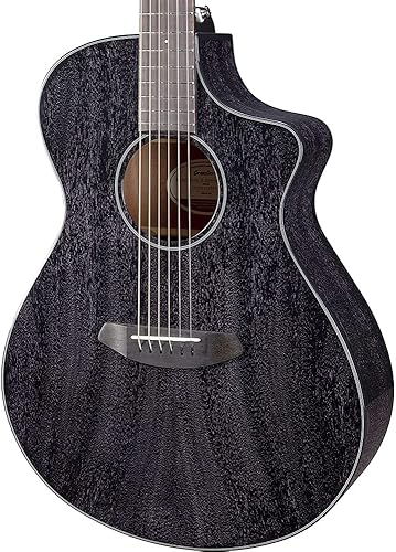 Miniatura 2 de Breedlove ECO Rainforest S Concert CE - Guitarra acústica-eléctrica  Paquete de caoba africana orquídea con cable de instrumento Kopul de 10 pies,