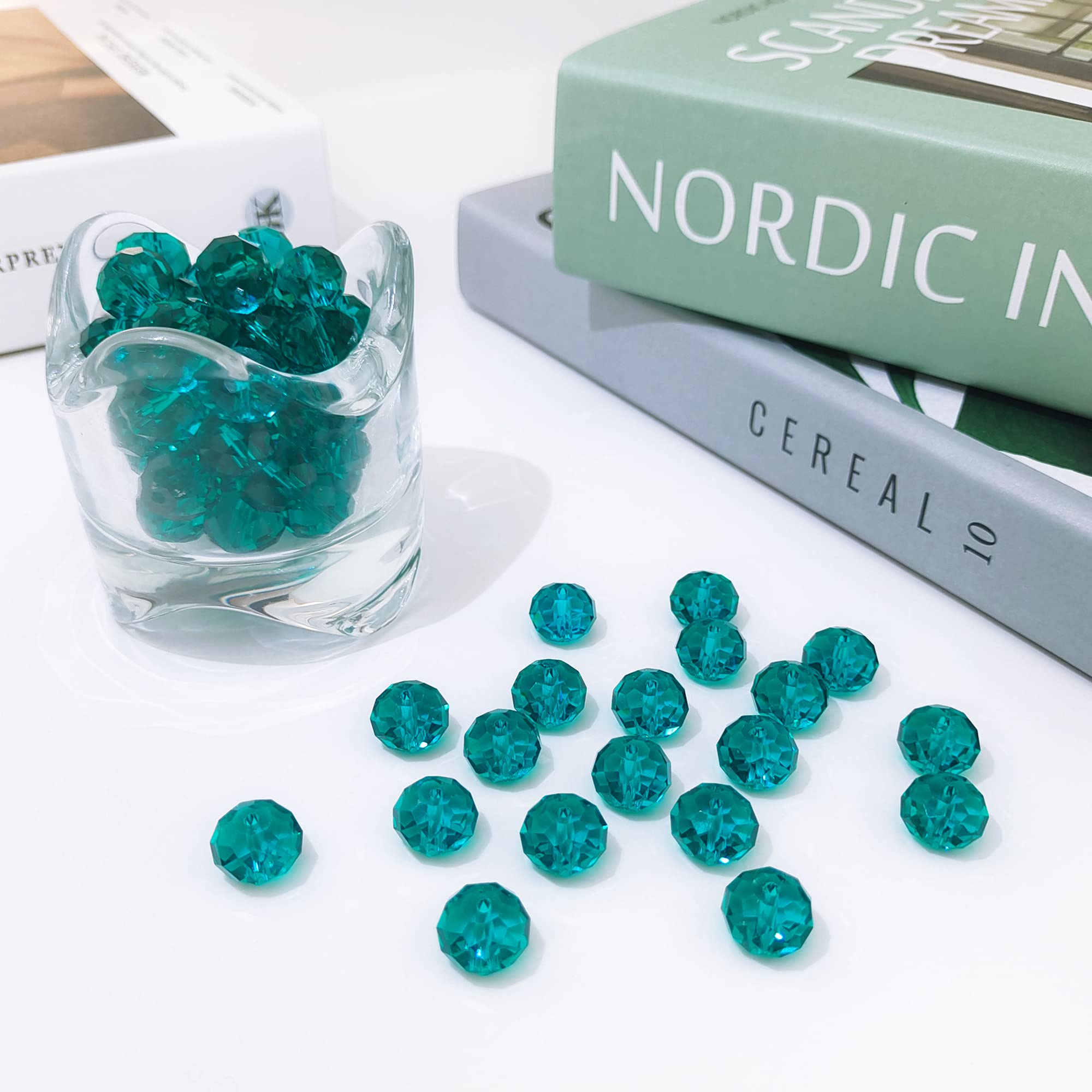 Perles de verre tchèque par compteur de trous