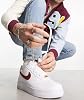 Nike AF1 (0326-100) Talla: 10 - Blanco/Rojo 3