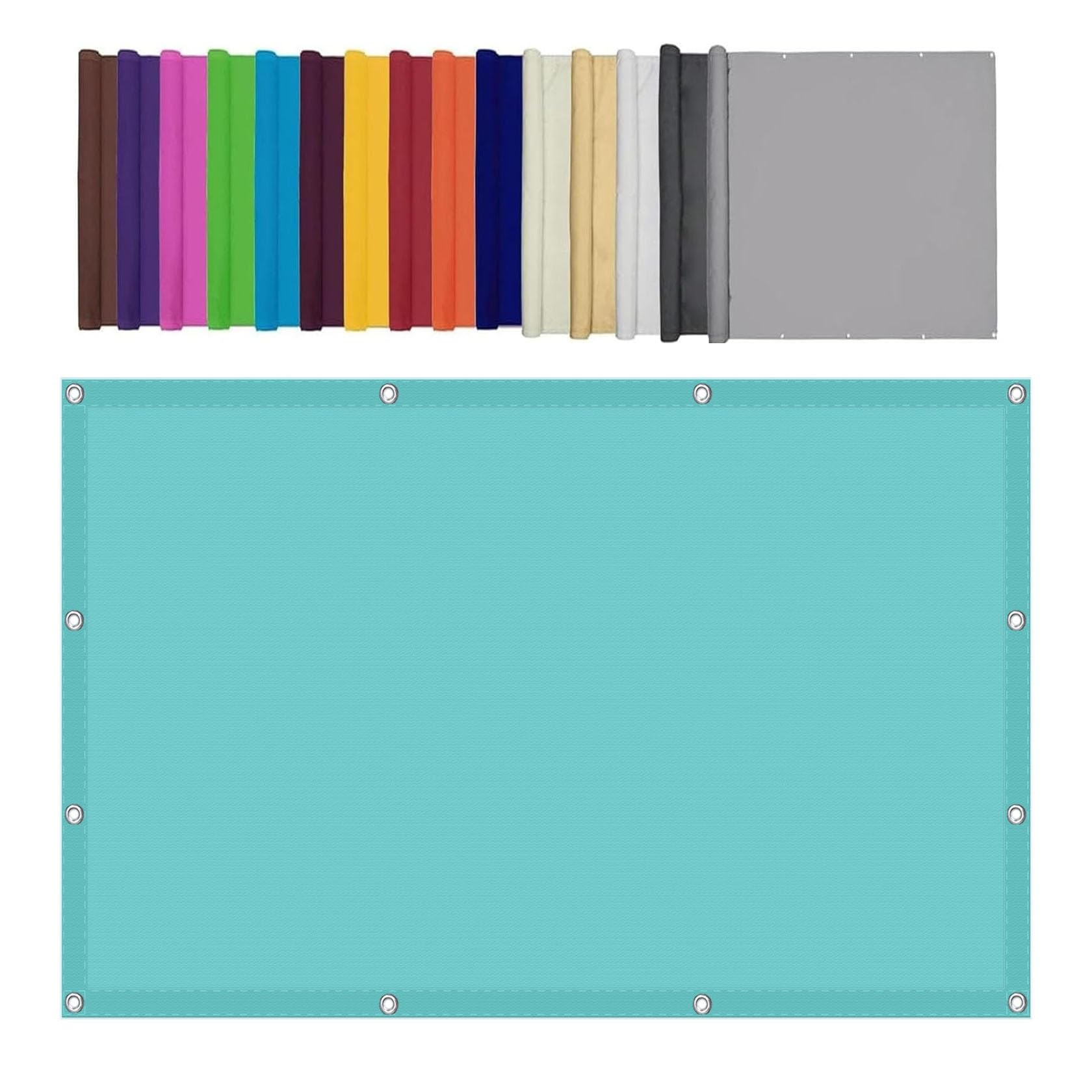 Voile ombrage rectangulaire étanche contre la chaleur et la pluie