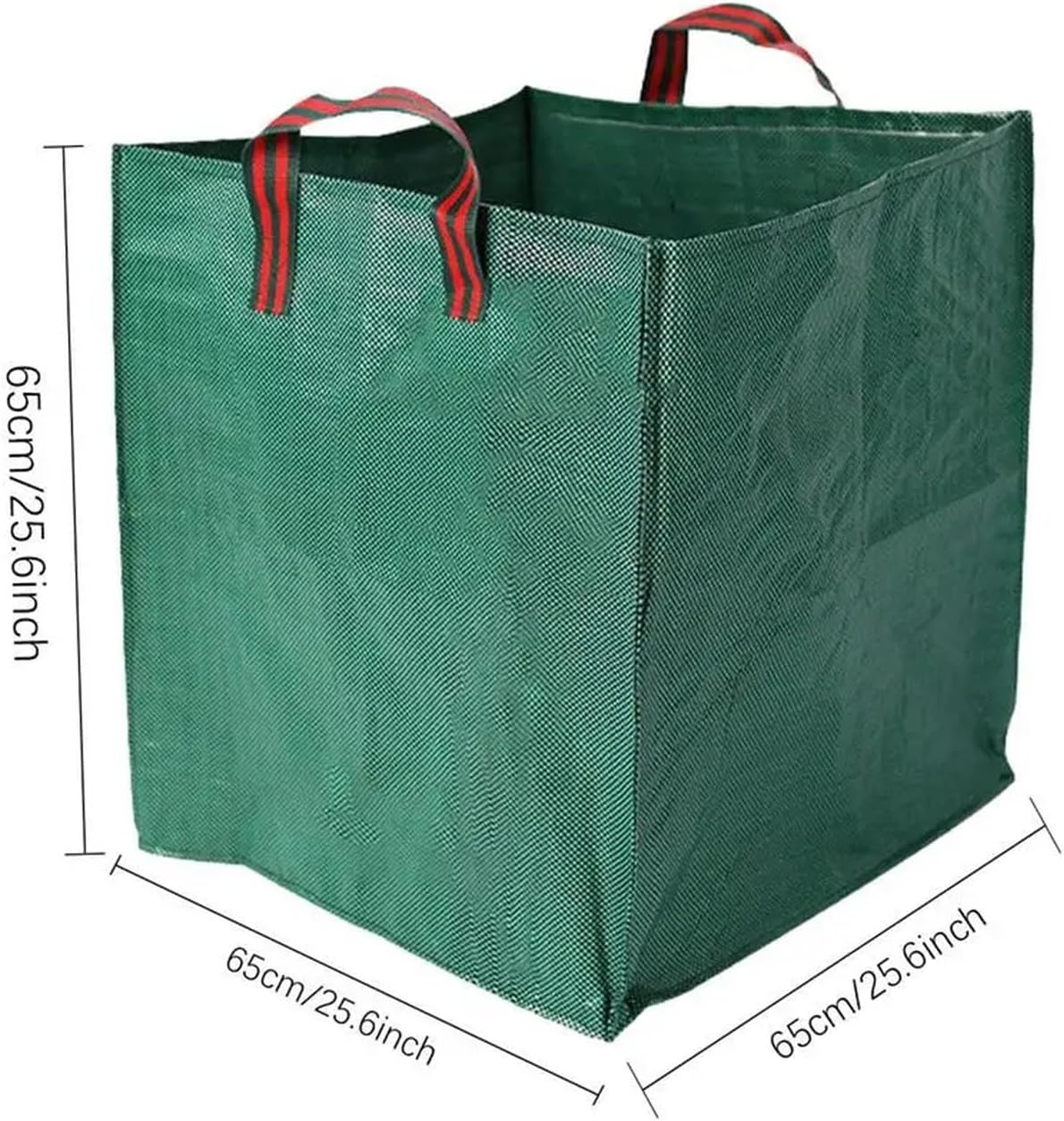 Reusable Yard Waste Bags Large Leaf Bags Lawn With Handle 125/270L Trash Debris Containers Garden Clippings Yard Harvest Straw(65cm)
