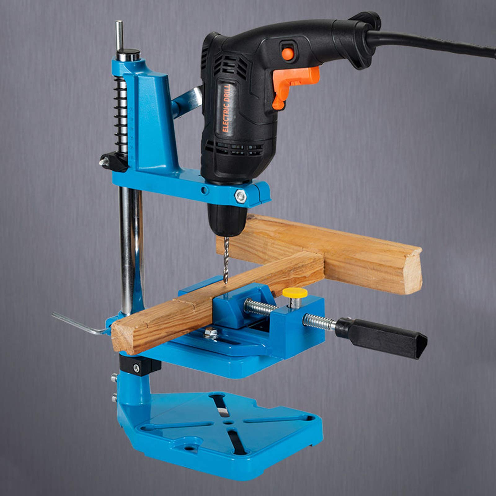Support Colonne Perceuse Réglable Universel - Hauteur Ajustable, Base Stable Pour Perçage Précis