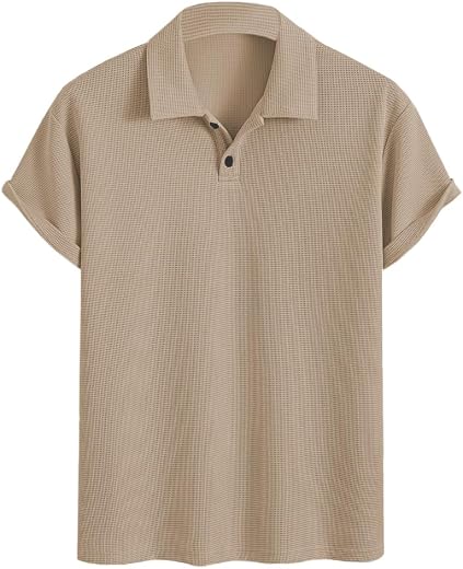 TAGDO Men's Premium Waffle Knit Regular fit T-Shirt || Mens Tshirt (2018)
