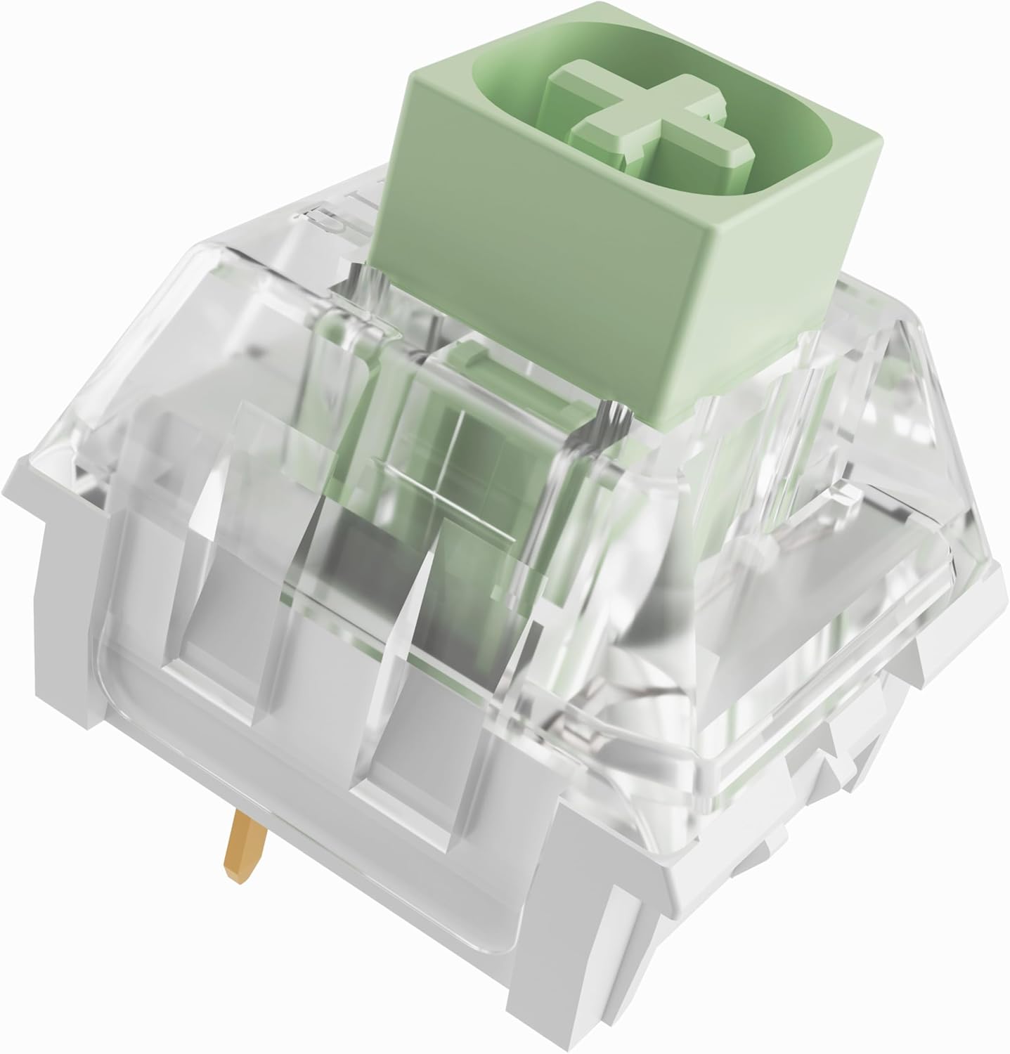 Kailh Box Jade Clicky Keyboard Switch,3-pin 50gf Pre-Lubed Dustproof Waterproof RGB SMD Key Switches for 3D Prints and Mechanical Gaming Keyboard(Box Jade,45pcs)