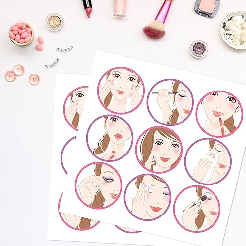 Miniatura 8 de Bolsa de regalo para fiestas temáticas de maquillaje spa 24 piezas de recuerdos de fiesta bolsa de papel para fiestas de cumpleaños bolsas de regalo