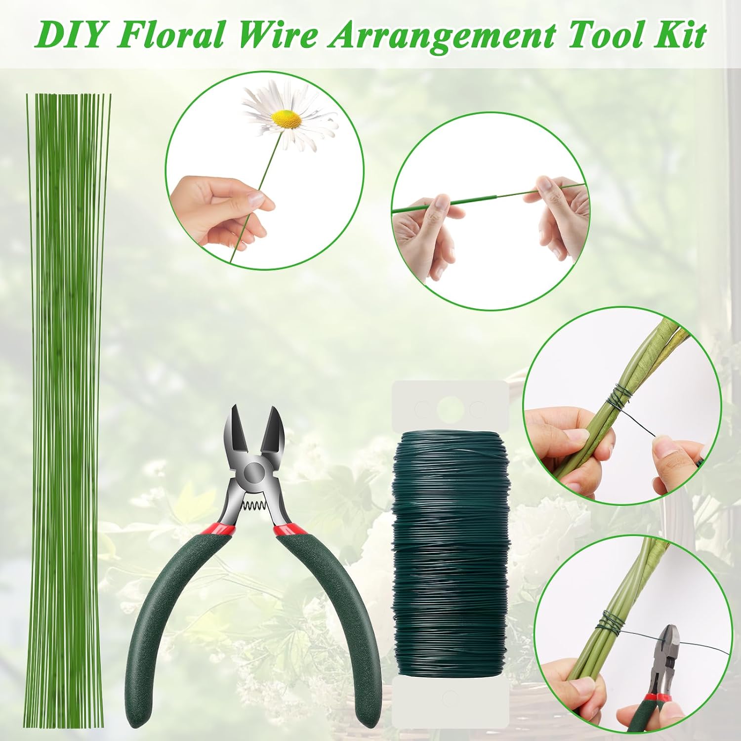 162 PCS Bouquets Floral Wire Arrangement Tool image 5
