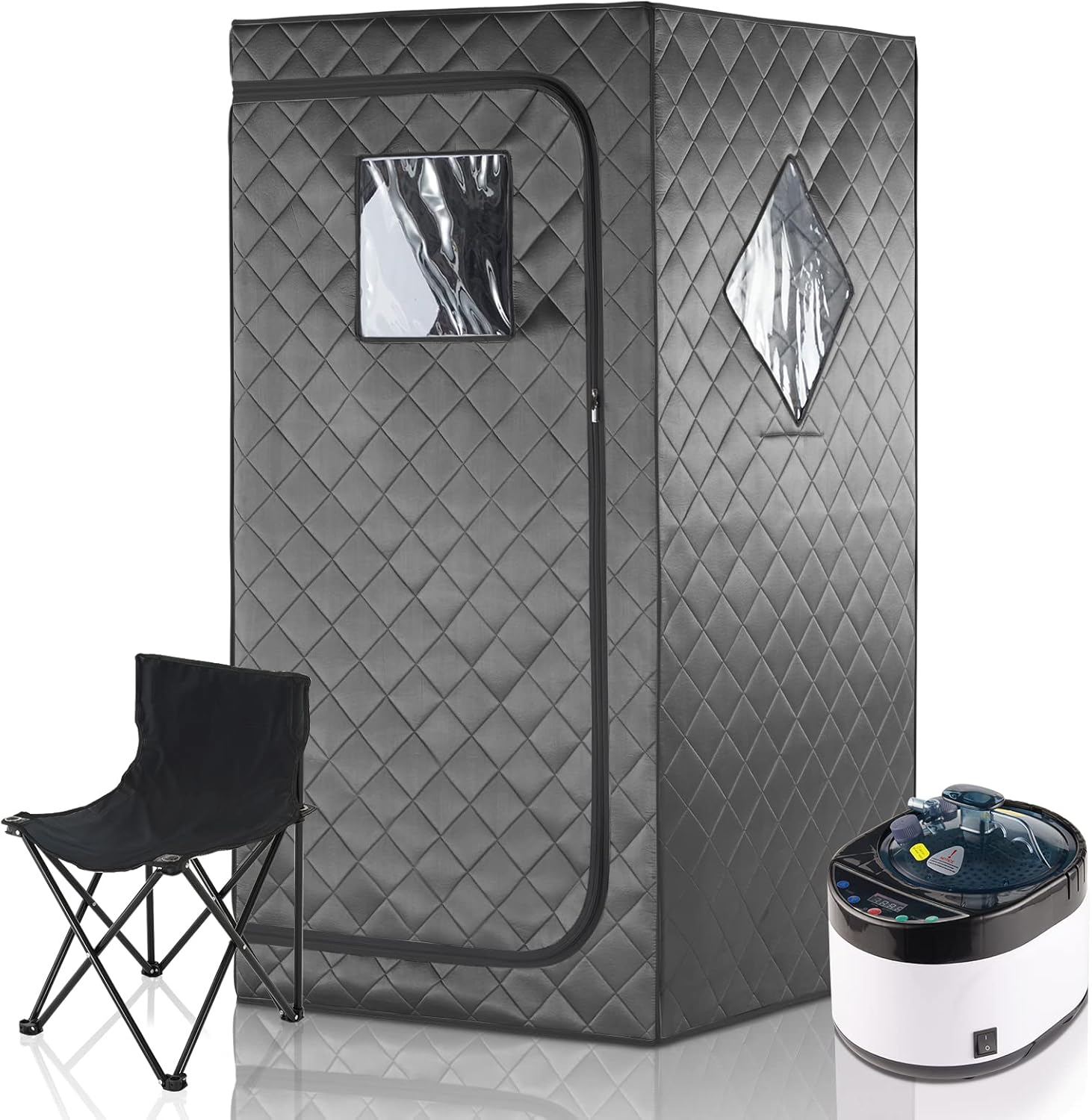 iDOTODO Full Size Home Sauna, Portable Steam Sauna Kit for