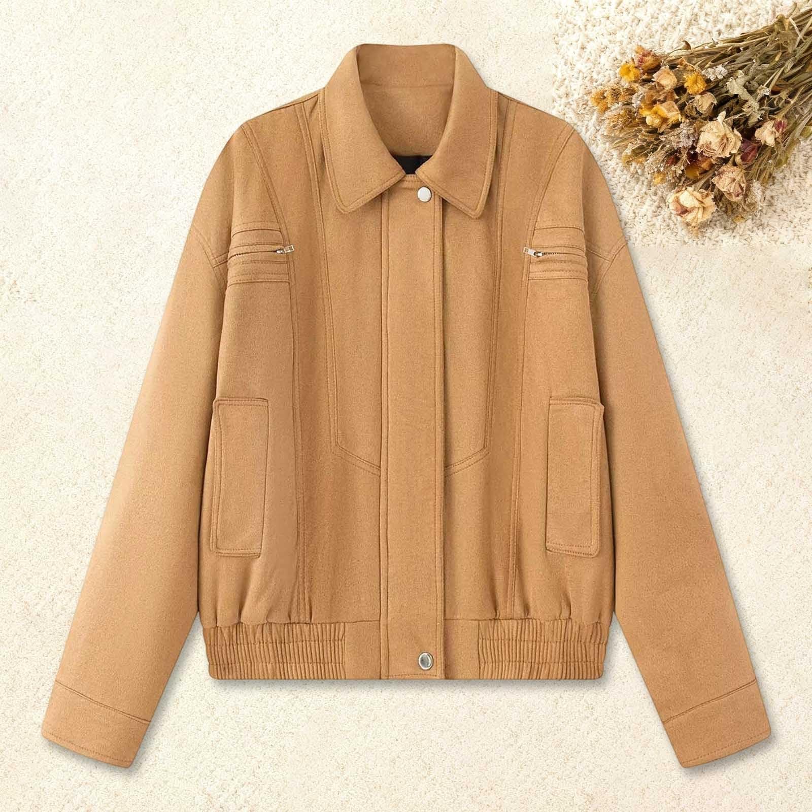 Generisch Trench da donna, elegante, caldo, per le mezze stagioni, giacca invernale a maniche lunghe, per autunno e inverno