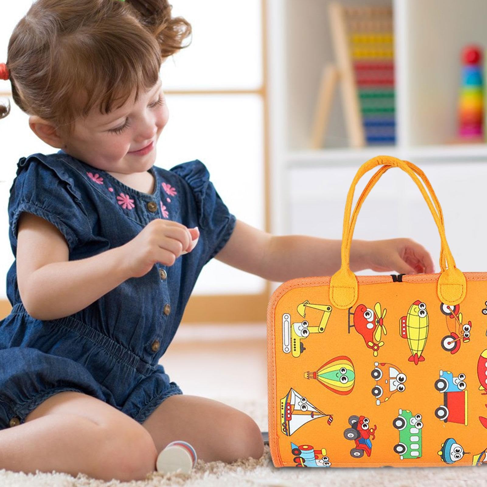 Amazon.co.jp: 幼児用ビジーブック、350gのモンテッソーリおもちゃの