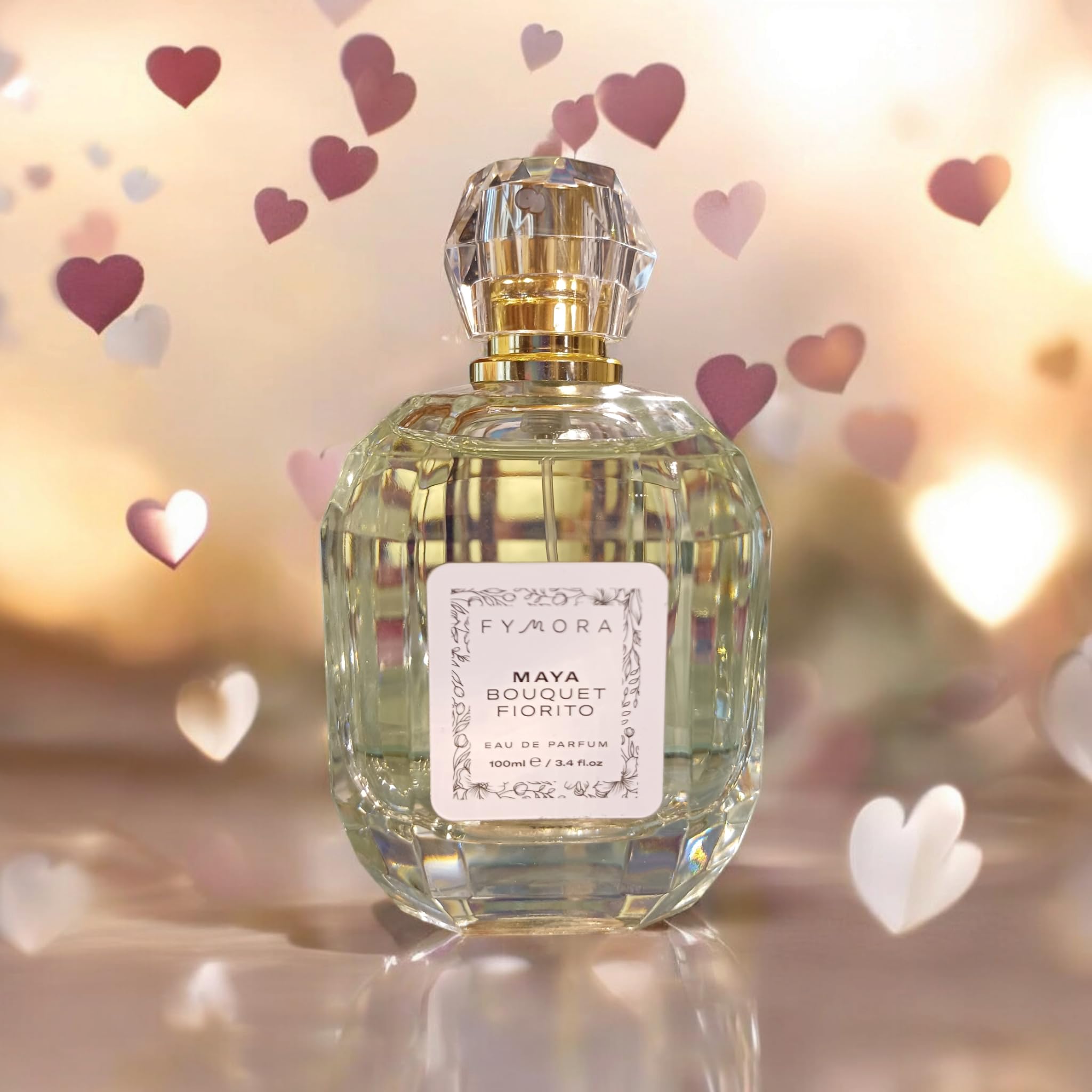 Profumo Maya, Eau de Parfum, Profumo donna, Bouquet Fiorito - Essenza Floreale e muschiata, 100ml