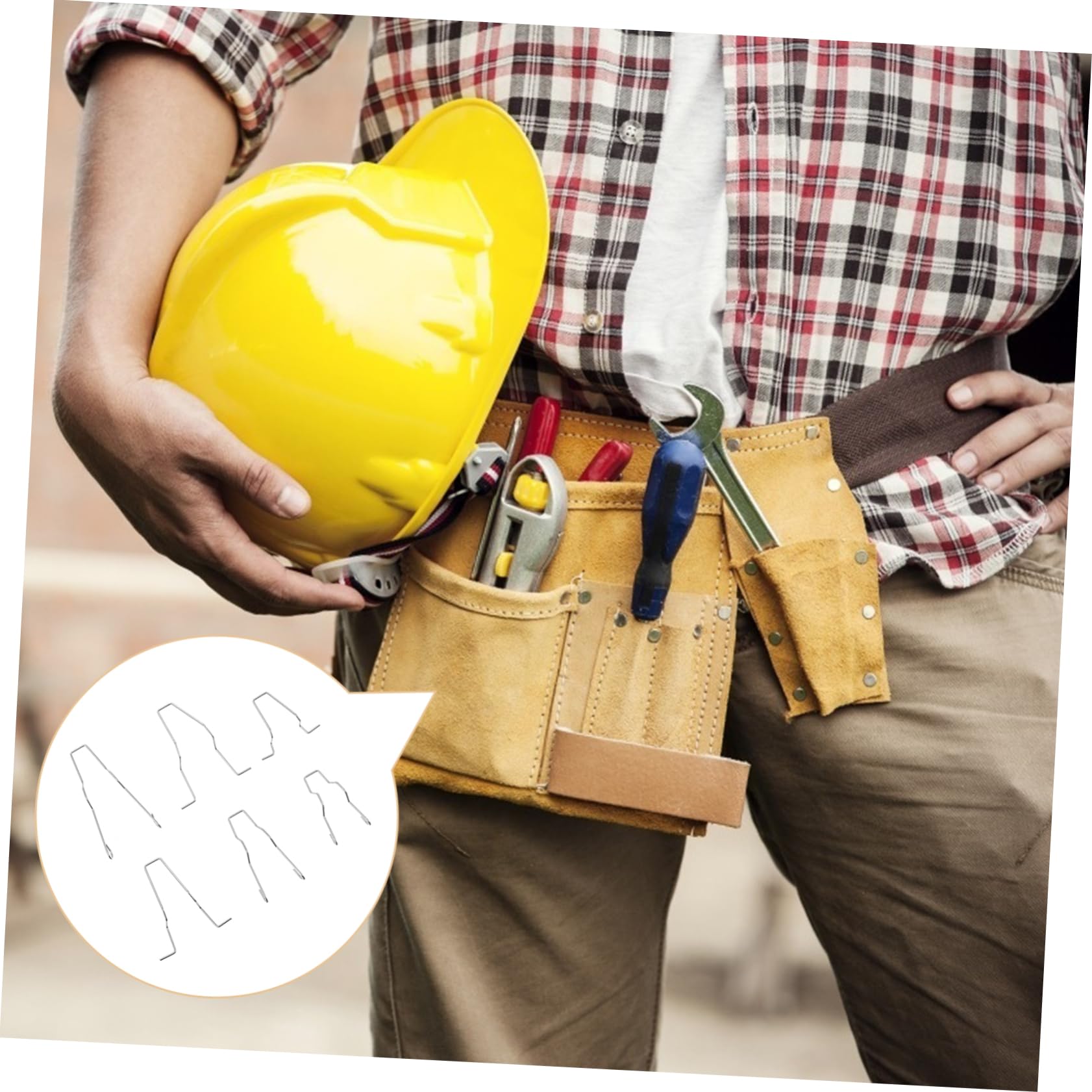 Unomor 6pcs Bulb Headlight Bulb Retaining Clamp Holder Beam Bulb Headlamp Retainer Headlight Retainer Headlamp Bulb Retainer Silver Iron