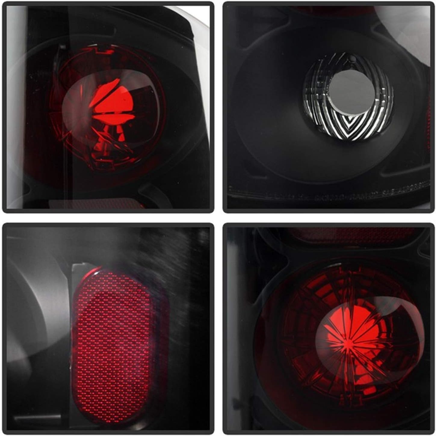 Spyder Auto 5078100 Dodge Ram 02-06 1500 / Ram 2500/3500 03-06 Euro Style Tail Lights - Black Smoke