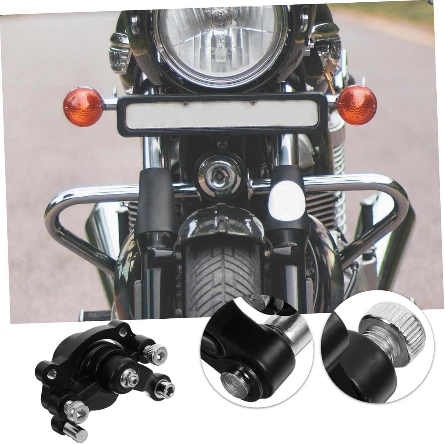 47Cc Disc Brake Caliper Kit for Scooter Dirt Side Replacement for Enhanced Control Safety Precision Design for Bikes Go Kart Braking Performance