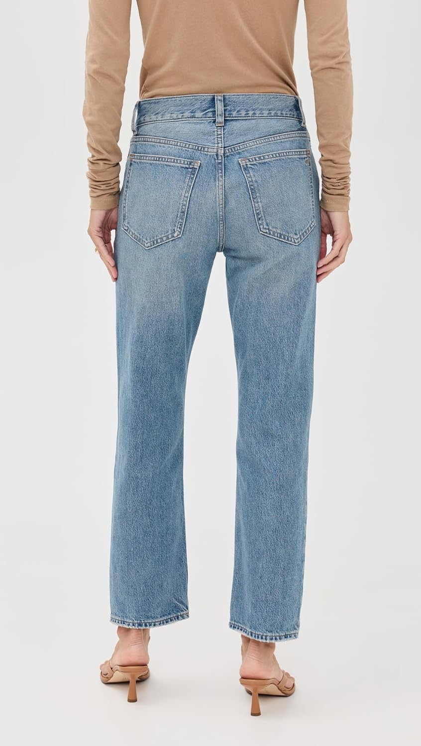 Madewell Women's Petite Longline Straight Jeans - Image 3