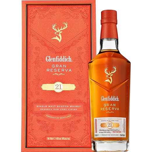 Glenfiddich 21 anos whisky escocés de malta