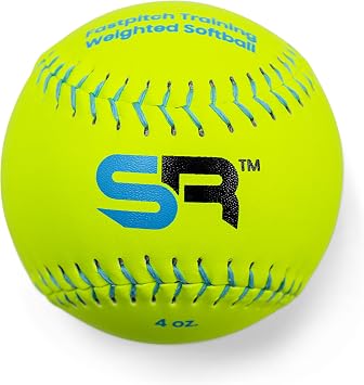 Score It Right Weighted Softballs 5 Sizes - Softball Training Weighted Balls Softball Training Equipment to Improve Hitting Strength, Power, Precision Practice Softballs for All Levels