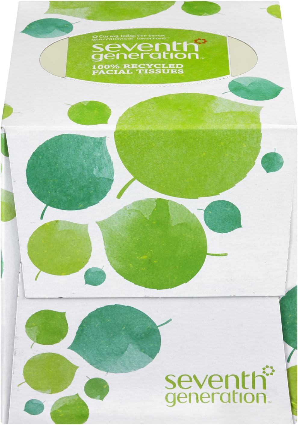 Seventh Generation, Facial Tissue Cube 2-ply 85 count roll